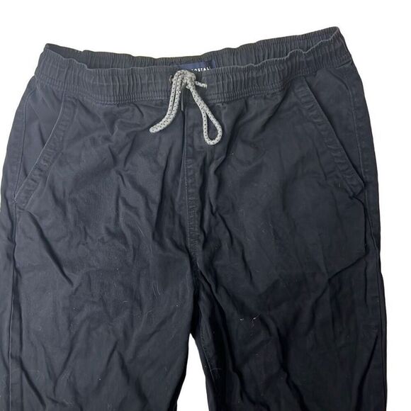Aeropostale Men’s Black Stretch Drawstring Waist Twill Jogger Pants Medium - Picture 2 of 8